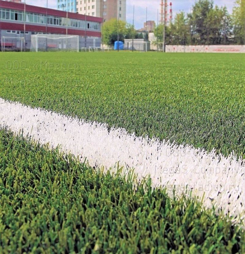 Искусственная трава для футбольного поля, 100% полиэтилен